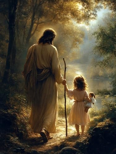 Mädchen Diamond Painting Groß XXL 90x120cm für Bastelset Kinder ab 6 Jahre, 5D Amazon Diamond Painting Jesus Set für Erwachsene Anfänger, DIY Full Diamant Set für Zuhause Deko Festival Geschenke F-142 Mädchen Diamond Painting Groß XXL 90x120cm für Bastelset Kinder ab 6 Jahre, 5D Amazon Diamond Painting Jesus Set für Erwachsene Anfänger, DIY Full Diamant Set für Zuhause Deko Festival Geschenke F-142 von Cgkgzehn