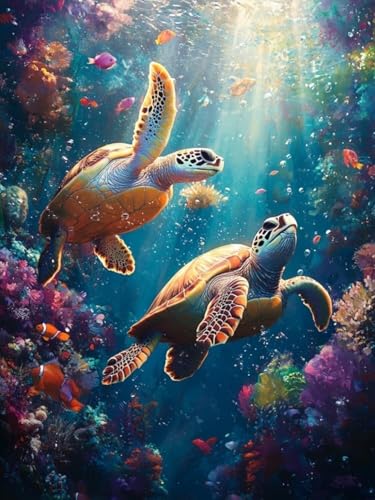 Schildkröte Diamond Painting Groß XXL 100x130cm für Bastelset Kinder ab 6 Jahre, 5D Amazon Diamond Painting Tier Set für Erwachsene Anfänger, DIY Full Diamant Set Zuhause Deko Festival Geschenke F-158 Schildkröte Diamond Painting Groß XXL 100x130cm für Bastelset Kinder ab 6 Jahre, 5D Amazon Diamond Painting Tier Set für Erwachsene Anfänger, DIY Full Diamant Set Zuhause Deko Festival Geschenke F-158 von Cgkgzehn