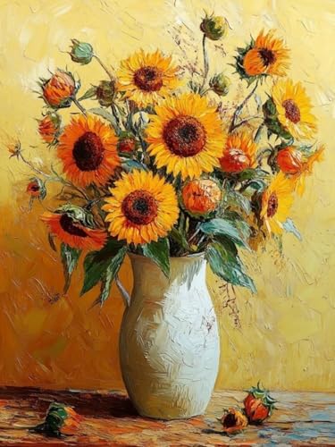 Sonnenblume Diamond Painting Groß XXL 100x130cm für Bastelset Kinder ab 6 Jahre, 5D Amazon Diamond Painting Blumen Set für Erwachsene Anfänger, DIY Full Diamant Set für Zuhause Deko Geschenke F-28 Sonnenblume Diamond Painting Groß XXL 100x130cm für Bastelset Kinder ab 6 Jahre, 5D Amazon Diamond Painting Blumen Set für Erwachsene Anfänger, DIY Full Diamant Set für Zuhause Deko Geschenke F-28 von Cgkgzehn