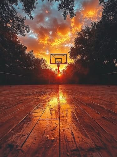 Sonnenuntergang Diamond Painting Groß XXL 100x130cm für Bastelset Kinder ab 6 Jahre, 5D Amazon Diamond Painting Basketballplatz Set für Erwachsene Anfänger, DIY Full Diamant Set für Zuhause Deko F-7 Sonnenuntergang Diamond Painting Groß XXL 100x130cm für Bastelset Kinder ab 6 Jahre, 5D Amazon Diamond Painting Basketballplatz Set für Erwachsene Anfänger, DIY Full Diamant Set für Zuhause Deko F-7 von Cgkgzehn