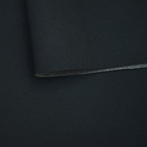 Ch.Cabanski – Autohimmelstoff Dachhimmel Stoff Gewirke - Himmel Zuschnitte aus Polyester mit Schaumstoff Kaschierung – PKW Innenraum Zubehör – Himmelstoff einfach verarbeitbar - FI Schwarz 1,7m x 2m von Ch.Cabanski