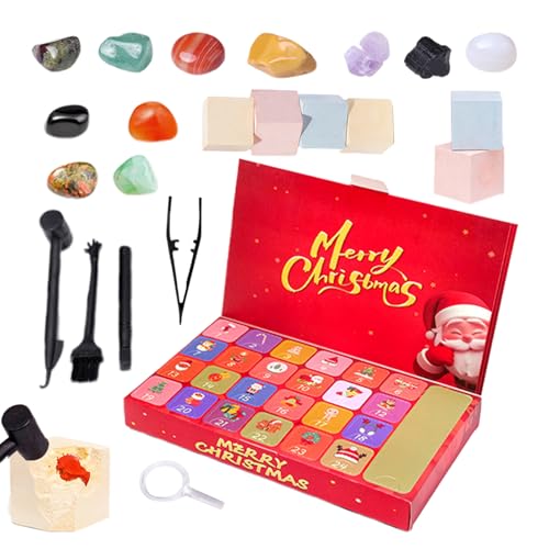 Chaies Countdown für Weihnachten, Countdown, 24 Tage, mit Zubehör-Set für Partygeschenke für und Mädchen und Strumpffüllung von Chaies