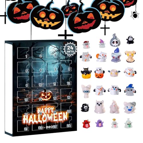 Chaies Geisterschmuck | Halloween Geister Deko - Halloween Countdown Kalender Spielzeug Geschenk Zimmerdeko Für Erwachsene Jugendliche Mädchen Wohnheim Wohnzimmer Nachttisch von Chaies