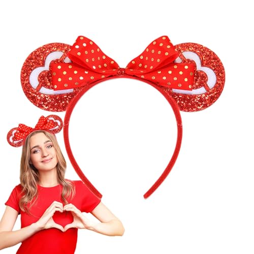 Chaies Herz-Stirnband, Herz-Kopfschmuck - Glitzer Love Haarband | Valentinstagskostüm, Partyzubehör für Feiertagsgeburtstage Chaies Herz-Stirnband, Herz-Kopfschmuck - Glitzer Love Haarband | Valentinstagskostüm, Partyzubehör für Feiertagsgeburtstage von Chaies