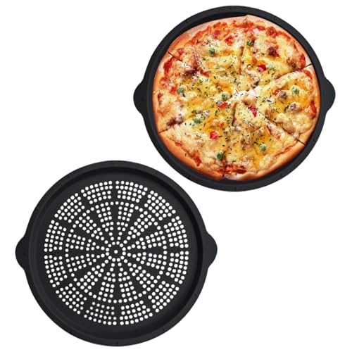 Chaies Pizzaform Mit Löchern - Backblech Für Pizza,Spülmaschinenfestes Backzubehör Küchenutensilien Für Haushalt Garten Picknick Grillen Chaies Pizzaform Mit Löchern - Backblech Für Pizza,Spülmaschinenfestes Backzubehör Küchenutensilien Für Haushalt Garten Picknick Grillen von Chaies