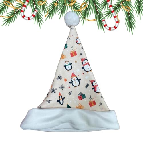 Chaies Weihnachtshut, Weihnachtsmannmütze, Cartoon-Weihnachtsmütze, Urlaubsdekoration, niedliche Schneeflockenhüte für Cosplay, Rollenspiel von Chaies