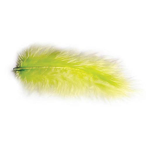 Chaks 0702-11, 10g Packung mit 5-10cm Federn, Lime Green von Chaks