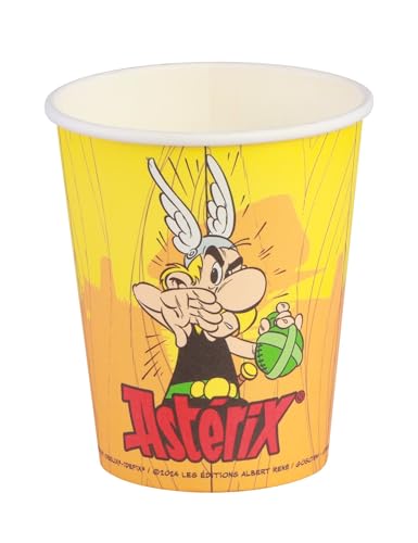 Chaks 12803-AX, Pappbecher, 25 cl, 8 Stück, Asterix® von Chaks
