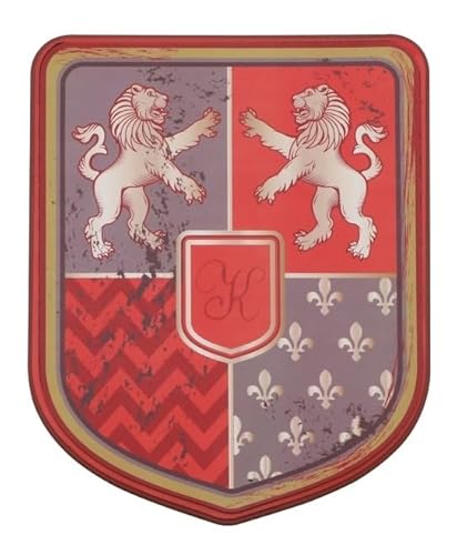 Chaks 13450, Bouclier Chevalier Lion Rouge en Mousse 28,5 x 35 cm von Chaks