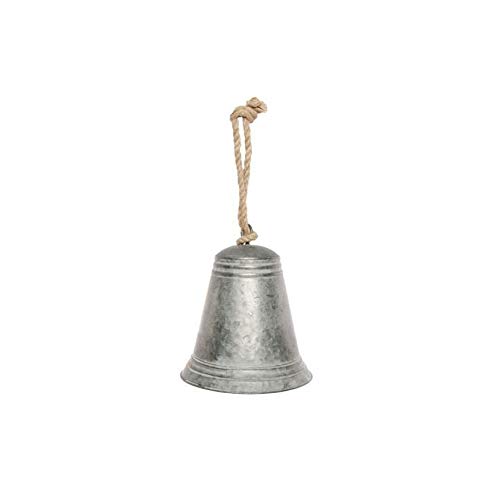 Chaks 80726, große Glocke aus Zink mit Seil Jute 29,5 cm von Chaks