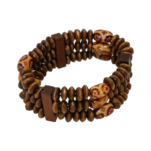 Chaks - Armband mit Holzperlen, Armreif, Accessoires für Kostüme, Indianer Chaks - Armband mit Holzperlen, Armreif, Accessoires für Kostüme, Indianer von Chaks