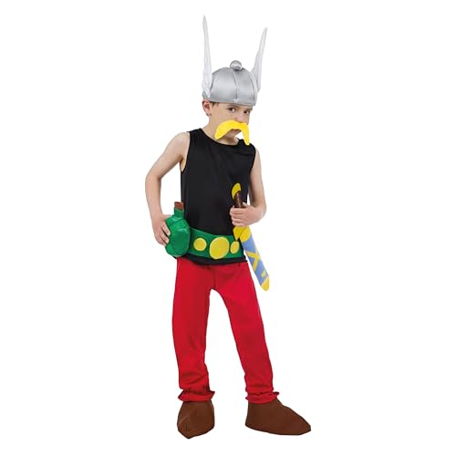 Chaks C4193104 Asterix Kostüm Set, Jungen, Cartoon, Mehrfarbig, 104cm von Chaks