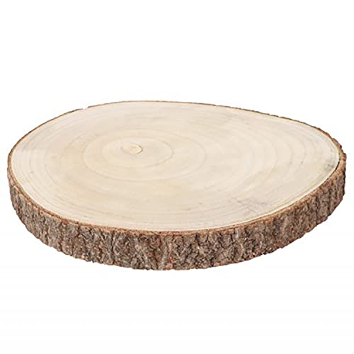 Chaks Extra großer runder Holzring 3,5 cm natürlich flach Ø 32 – 36 cm von Chaks