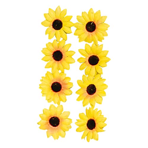 Chaks - Sonnenblumen Deko, 30 Stück, Durchmesser 4 cm, Partydeko, Hippie, Kunstblumen Chaks - Sonnenblumen Deko, 30 Stück, Durchmesser 4 cm, Partydeko, Hippie, Kunstblumen von Chaks