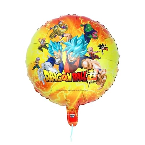 Dragon Ball Folienballon Party-Deko Luftballon Party-Zubehör Kindergeburtstag Manga Comic Deko aufblasbare Ballons (Dragon Ball rund) von Chaks