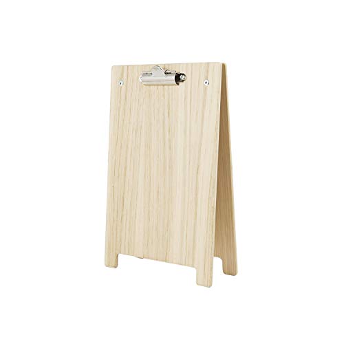 Chalkboards UK Klemmbrett, A-Rahmen, Holz, Holz, Natur, A5 (25.8 x 16.8 x 6cm) von Chalkboards UK