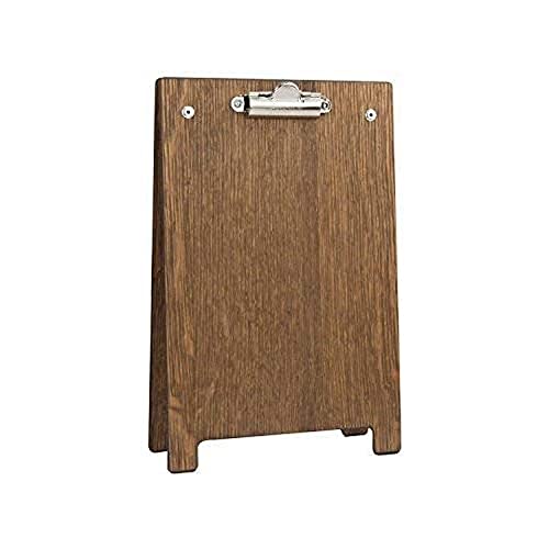 Chalkboards UK Klemmbrett, A-Rahmen, Holz, Holz, dunkle Eiche, A5 (25.8 x 16.8 x 6cm) von Chalkboards UK