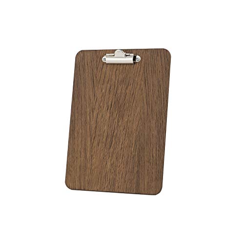 Chalkboards UK Klemmbrett, Holz, holz, dunkle eiche, A5 (24 x 17.2 x 1.2cm) von Chalkboards UK
