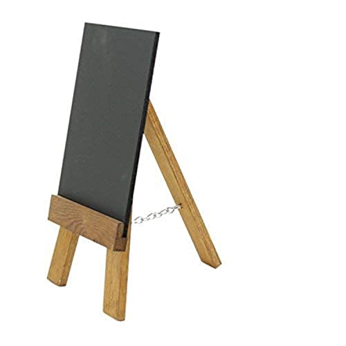 Kreidetafel UK Tafel, Holz, dunkle Eiche, 21 x 15 x 0,6 cm von ORTCI