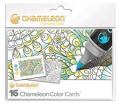 Chameleon Kunstprodukte, Chamäleon-Farbkarten, 8 Designs – Blumenmuster. Chameleon Kunstprodukte, Chamäleon-Farbkarten, 8 Designs – Blumenmuster. von Chameleon