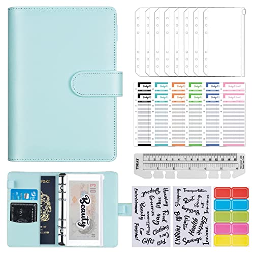 ChangWanna A6 Budget Planner Binder Set - Bugetplaner mit Folien Geldumschläge, Sparchallenge Budgetplaner Deutsch Sparbuch, Haushaltsbuch mit Geldfächer, Finanzplaner Ringbuch Planer für Geld Sparen ChangWanna A6 Budget Planner Binder Set - Bugetplaner mit Folien Geldumschläge, Sparchallenge Budgetplaner Deutsch Sparbuch, Haushaltsbuch mit Geldfächer, Finanzplaner Ringbuch Planer für Geld Sparen von ChangWanna