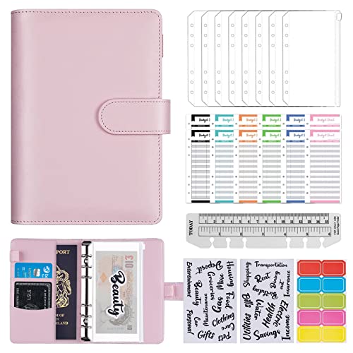 ChangWanna A6 Budget Planner Binder Set - Bugetplaner mit Folien Geldumschläge, Sparchallenge Budgetplaner Deutsch Sparbuch, Haushaltsbuch mit Geldfächer, Finanzplaner Ringbuch Planer für Geld Sparen ChangWanna A6 Budget Planner Binder Set - Bugetplaner mit Folien Geldumschläge, Sparchallenge Budgetplaner Deutsch Sparbuch, Haushaltsbuch mit Geldfächer, Finanzplaner Ringbuch Planer für Geld Sparen von ChangWanna