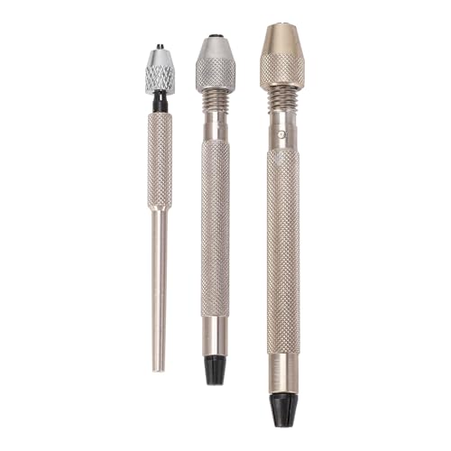 Changor 3pc Pin Vise Handbohrer -Set, Aluminiumlegier -Watch -Reparaturwerkzeugkit mit Nicht -Slip -Grip, Präzisionsmikro -Twist -Bohrer für Schmuckmodellherstellung, Hobby -Profis Changor 3pc Pin Vise Handbohrer -Set, Aluminiumlegier -Watch -Reparaturwerkzeugkit mit Nicht -Slip -Grip, Präzisionsmikro -Twist -Bohrer für Schmuckmodellherstellung, Hobby -Profis von Changor