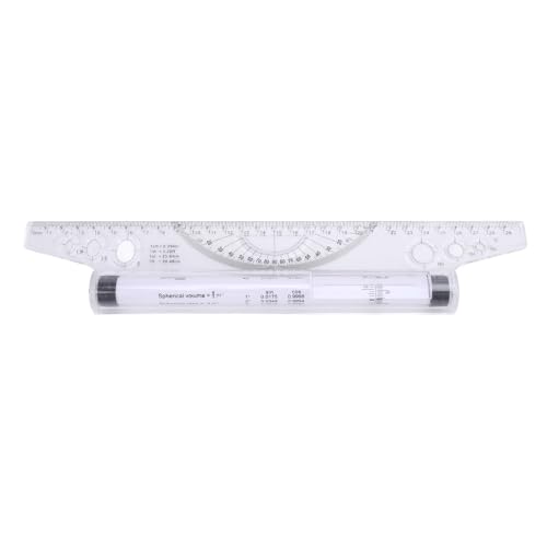 Changor Parallele Zeichnungsherrscher, Leichtes und Tragbares Roller Herrscher für Künstler, Musterhersteller, Klare Messung und Praktisches Werkzeug, Vielseitiger Gebrauch mit (30 cm) von Changor