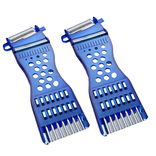 Changtai Gemüsefriseur 2pcs 6-in-1 Multifunktions Sparschäler Gemüseschneider Gemüsehobel Kartoffelschäler Julienneschneider für Obst & Gemüse - Einfaches Raspeln Schneiden Schälen, Spülmaschinenfest Changtai Gemüsefriseur 2pcs 6-in-1 Multifunktions Sparschäler Gemüseschneider Gemüsehobel Kartoffelschäler Julienneschneider für Obst & Gemüse - Einfaches Raspeln Schneiden Schälen, Spülmaschinenfest von Changtai