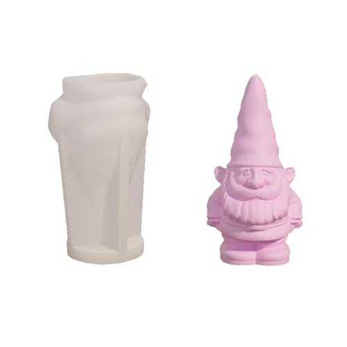 Changtai Silikonformen Wichtel Gießformen Kerzenformen, 3D Silikonform zum Gießen, Silikon Gießform für Seife Duftkerzen Gips Ornament Kerzen Kerzenhalter DIY Handwerk Machen von Changtai