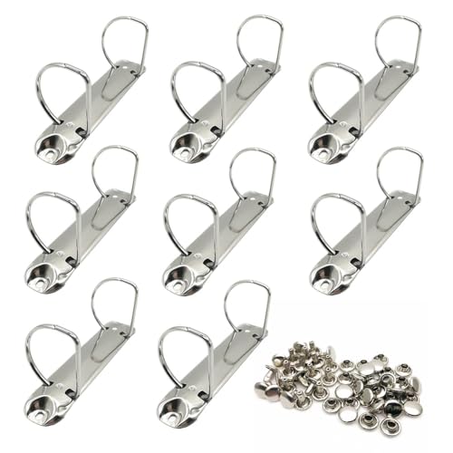 8er-Pack 2 D-Ring-Mechanismus,D-förmiger Metallclip 2 Ring Bindemittel Ersatz,D-förmiger Ringbuch-Mechanismus, 2-Ring-Metall-Ringbuch-Papieraufbewahrungszubehör für Lehrbuch, Ordner, Papiere 8er-Pack 2 D-Ring-Mechanismus,D-förmiger Metallclip 2 Ring Bindemittel Ersatz,D-förmiger Ringbuch-Mechanismus, 2-Ring-Metall-Ringbuch-Papieraufbewahrungszubehör für Lehrbuch, Ordner, Papiere von Changyeah