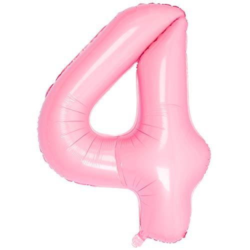 CHANGZHONG 40 Zoll 0 to 9 in Tiffany Rosa Nummer Folienballon Helium Zahlenballon Luftballon Riesenzahl Party Hochzeit Kindergeburtstag Geburtstag Number 4 CHANGZHONG 40 Zoll 0 to 9 in Tiffany Rosa Nummer Folienballon Helium Zahlenballon Luftballon Riesenzahl Party Hochzeit Kindergeburtstag Geburtstag Number 4 von CHANGZHONG