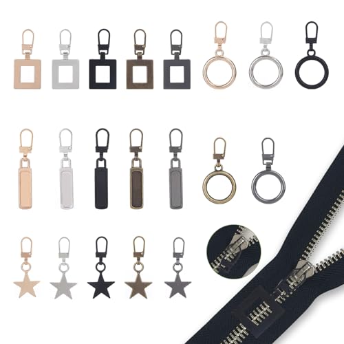 20 Pcs Reißverschluss Reisverschluss Fix Kit Zipper für Reißverschluss Reißverschluss Zieher Reißverschluss Anhänger Reißverschlüsse Spare Reissverschluss Reparatur Set Reißverschluss Zipper Reissvers 20 Pcs Reißverschluss Reisverschluss Fix Kit Zipper für Reißverschluss Reißverschluss Zieher Reißverschluss Anhänger Reißverschlüsse Spare Reissverschluss Reparatur Set Reißverschluss Zipper Reissvers von ChanraingYee