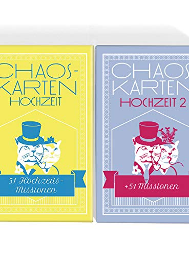 Chaoskarten Hochzeitsspiel – Editionen 1 + 2 = 102 Missionen Chaoskarten Hochzeitsspiel – Editionen 1 + 2 = 102 Missionen von Chaoskarten
