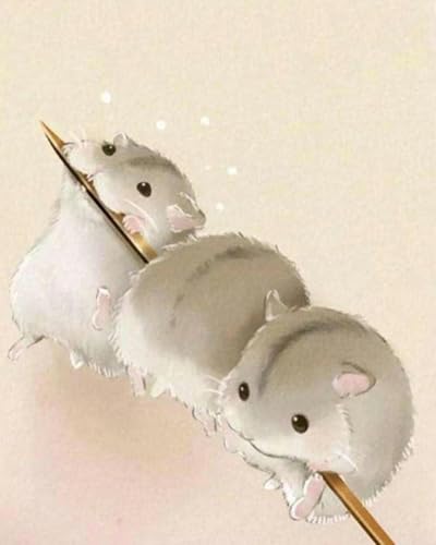 Chaozhirui Beliebtes Stickset-Ranking, Stickerei-Kreuztuch, Kreuztuch, 11 CT, Anfänger, Drucken, Bastelset, Fortgeschrittene, Kreuzstich, DIY, Erwachsene, einfache Handarbeit, Hamster-40x50CM Chaozhirui Beliebtes Stickset-Ranking, Stickerei-Kreuztuch, Kreuztuch, 11 CT, Anfänger, Drucken, Bastelset, Fortgeschrittene, Kreuzstich, DIY, Erwachsene, einfache Handarbeit, Hamster-40x50CM von Chaozhirui