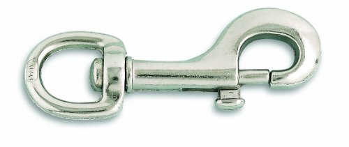 Chapuis VPMP2 Karabinerhaken mit Drehgelenk - Vernickelt, Zamak-Legierung - Länge 80 mm Chapuis VPMP2 Karabinerhaken mit Drehgelenk - Vernickelt, Zamak-Legierung - Länge 80 mm von Chapuis
