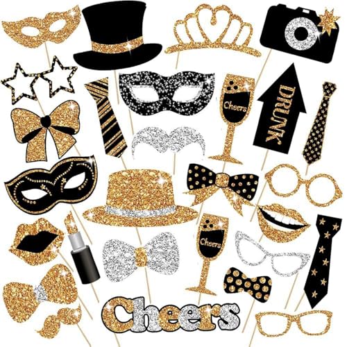 30 Stück Foto Requisiten,Fotobox Accessoires,Party Foto Booth Requisiten Dekoration für Hochzeit,Halloween,Weihnachten,Tischdeko Geburtstag,Karneval, Silvester Deko,Party Dekoration Zubehör,Party Deko 30 Stück Foto Requisiten,Fotobox Accessoires,Party Foto Booth Requisiten Dekoration für Hochzeit,Halloween,Weihnachten,Tischdeko Geburtstag,Karneval, Silvester Deko,Party Dekoration Zubehör,Party Deko von Charfia