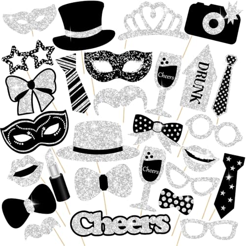 30 Stück Foto Requisiten,Fotobox Accessoires,Party Foto Booth Requisiten Dekoration für Hochzeit,Halloween,Weihnachten,Tischdeko Geburtstag,Karneval, Silvester Deko,Party Dekoration Zubehör,Party Deko 30 Stück Foto Requisiten,Fotobox Accessoires,Party Foto Booth Requisiten Dekoration für Hochzeit,Halloween,Weihnachten,Tischdeko Geburtstag,Karneval, Silvester Deko,Party Dekoration Zubehör,Party Deko von Charfia
