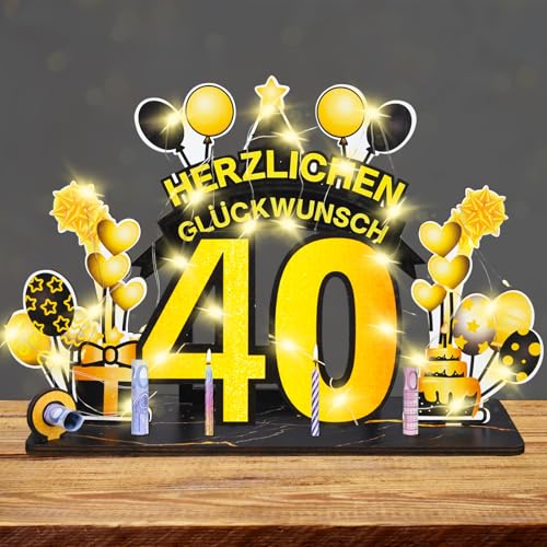40 Geburtstag Frauen Männer, Geldgeschenke Geburtstag Deko 40. Geburtstag Frauen Männer Geschenke zum 40 Geburtstag Mann, Holz-Schild Gästebuch Geschenke für Frauen Geschenk 40 Geburtstag Frau Mann 40 Geburtstag Frauen Männer, Geldgeschenke Geburtstag Deko 40. Geburtstag Frauen Männer Geschenke zum 40 Geburtstag Mann, Holz-Schild Gästebuch Geschenke für Frauen Geschenk 40 Geburtstag Frau Mann von Charfia
