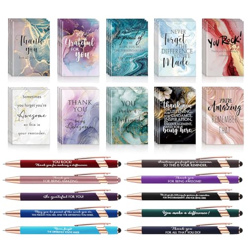 Dankeschön-Geschenk, Lehrer-Geschenke, Dankeschön-Geschenke für Frauen, Mitarbeiter, Kollegen, Wertschätzungsgeschenke, Notizbuch und Stift-Set, inspirierende Geschenke für Frauen, Notizblock und Dankeschön-Geschenk, Lehrer-Geschenke, Dankeschön-Geschenke für Frauen, Mitarbeiter, Kollegen, Wertschätzungsgeschenke, Notizbuch und Stift-Set, inspirierende Geschenke für Frauen, Notizblock und von Charfia