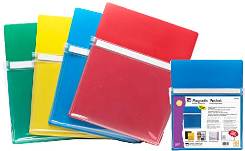 Charles Leonard Magnetische Taschen, 24,1 x 27,9 cm, 4, 4 Stück (26400) von Charles Leonard
