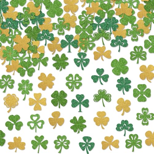 CharmBurst 100 PCS St. Patrick's Dekoschnee, Party Konfetti Streudeko, Grüne Papier Streuartikel für St. Patrick's Day, Festliche Dekoration, Shiny Papier Streusel CharmBurst 100 PCS St. Patrick's Dekoschnee, Party Konfetti Streudeko, Grüne Papier Streuartikel für St. Patrick's Day, Festliche Dekoration, Shiny Papier Streusel von CharmBurst