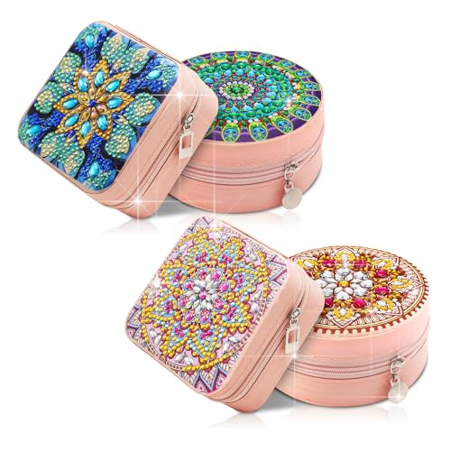 CharySim Diamond Painting Schmuckkästchen Basteln Mädchen 7 8 9 10 11 12 13 Jahre Daiments Painting Erwachsene Kits mit Zubehör Werkzeug Grau Tablett Diamond Painting Malerei Dekor Kits (Blue&Pink) CharySim Diamond Painting Schmuckkästchen Basteln Mädchen 7 8 9 10 11 12 13 Jahre Daiments Painting Erwachsene Kits mit Zubehör Werkzeug Grau Tablett Diamond Painting Malerei Dekor Kits (Blue&Pink) von CharySim
