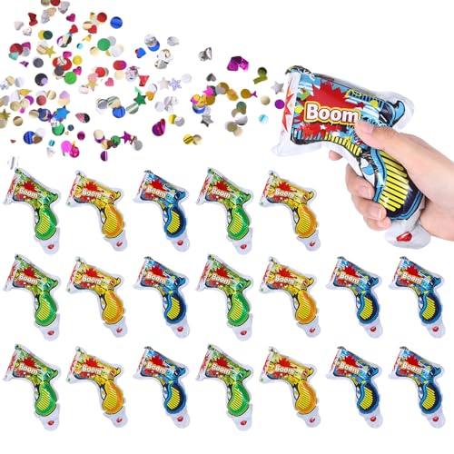20 Stück Konfettikanone Konfetti Konfettipistole Knallerbsen Tischfeuerwerk Indoor Konfettibombe Shooter Confetti Handheld Geburtstag Glitzer Papier für Karneval, Hochzeit, Partys 20 Stück Konfettikanone Konfetti Konfettipistole Knallerbsen Tischfeuerwerk Indoor Konfettibombe Shooter Confetti Handheld Geburtstag Glitzer Papier für Karneval, Hochzeit, Partys von ChauLanBow
