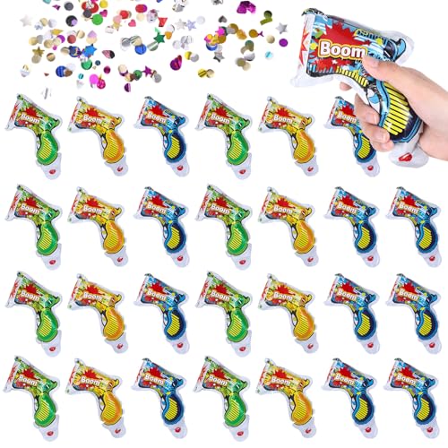 30 Stück Konfettikanone Konfetti Konfettipistole Knallerbsen Tischfeuerwerk Indoor Konfettibombe Shooter Confetti Handheld Geburtstag Glitzer Papier für Karneval, Hochzeit, Partys 30 Stück Konfettikanone Konfetti Konfettipistole Knallerbsen Tischfeuerwerk Indoor Konfettibombe Shooter Confetti Handheld Geburtstag Glitzer Papier für Karneval, Hochzeit, Partys von ChauLanBow