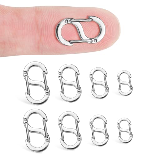 8 Stück Verschlüsse für Armbänder, Kettenverschluss Doppelöffnung Armband Verschlüsse, Verschluss für Armbänder, Edelstahl Armband Verschluss, Ketten Verschlüsse für Schmuck, Kettenreparatur 8 Stück Verschlüsse für Armbänder, Kettenverschluss Doppelöffnung Armband Verschlüsse, Verschluss für Armbänder, Edelstahl Armband Verschluss, Ketten Verschlüsse für Schmuck, Kettenreparatur von ChauLanBow