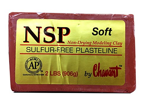 Chavant NSP SOFT - 2 Lbs. Professional Oil Based Sulfur Free Sculpting Clay von Chavant