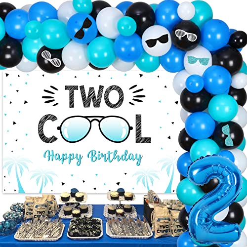2. Geburtstag Dekorationen für Jungen, Zwei coole Geburtstagsparty-Dekorationen, zwei coole Ballon-Girlanden-Kit, zwei coole Sonnenbrillen-Themen-Hintergrund, Nummer 2 Folienballon, 2. Geburtstag 2. Geburtstag Dekorationen für Jungen, Zwei coole Geburtstagsparty-Dekorationen, zwei coole Ballon-Girlanden-Kit, zwei coole Sonnenbrillen-Themen-Hintergrund, Nummer 2 Folienballon, 2. Geburtstag von Cheereveal