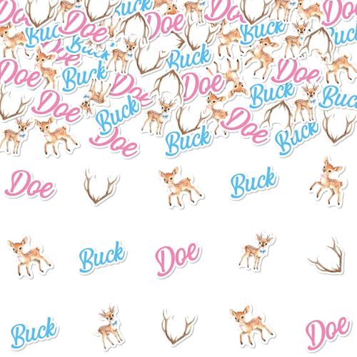 Cheereveal 200 Stück Buck or Doe Geschlecht Offenbarung Konfetti Rosa Blau Hirsch Thema Tischdekoration Junge oder Mädchen Schwangerschaft Ankündigung Babyparty Geburtstag Party Supplies Cheereveal 200 Stück Buck or Doe Geschlecht Offenbarung Konfetti Rosa Blau Hirsch Thema Tischdekoration Junge oder Mädchen Schwangerschaft Ankündigung Babyparty Geburtstag Party Supplies von Cheereveal