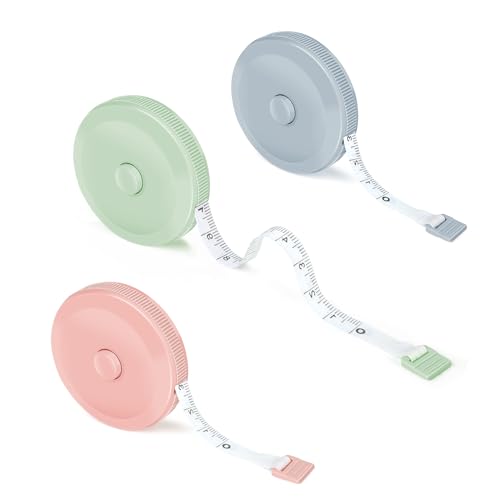 Cheerhom 3 Stück Maßband Körper 200 CM/79 Zoll Einziehbares Massband, Maßband Nähen Körper, Schneidermaßband Measuring Tape zum Messen von Länge, Brust, Taille usw Cheerhom 3 Stück Maßband Körper 200 CM/79 Zoll Einziehbares Massband, Maßband Nähen Körper, Schneidermaßband Measuring Tape zum Messen von Länge, Brust, Taille usw von Cheerhom